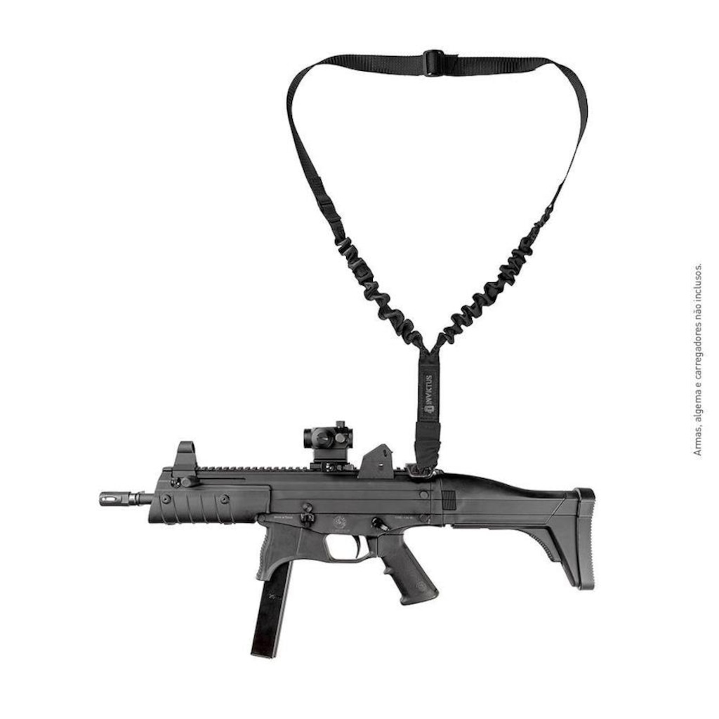 Imagem 2 do produto Bandoleira Tática Invictus Airsoft Strap 1 Ponta Reforçada