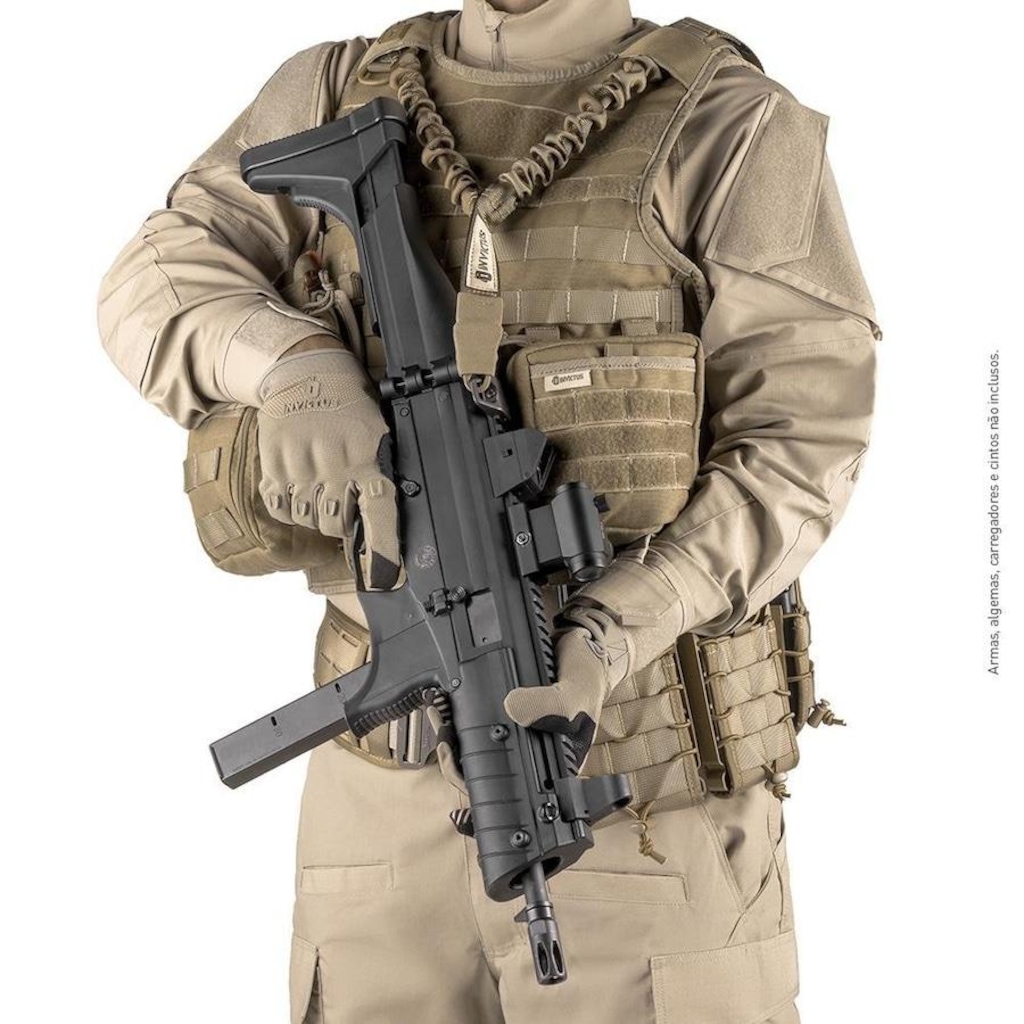 Imagem 4 do produto Bandoleira Tática Invictus Airsoft Strap 1 Ponta Reforçada