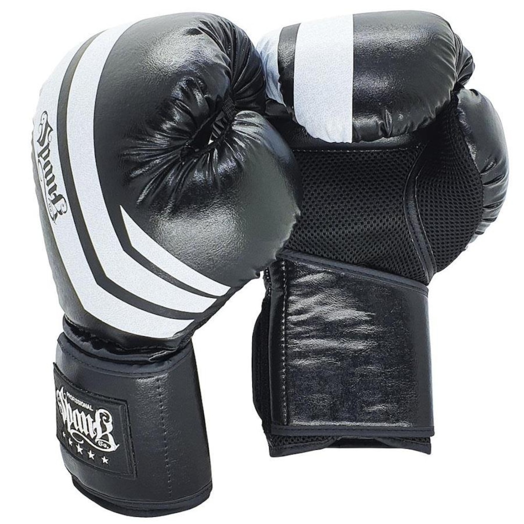 Imagem 2 do produto Kit de Treino de Boxe CONFY Spank:1 Par de Luvas + 1 Par de Bandagem Atadura Elástica + 1 Protetor Bucal Superior -