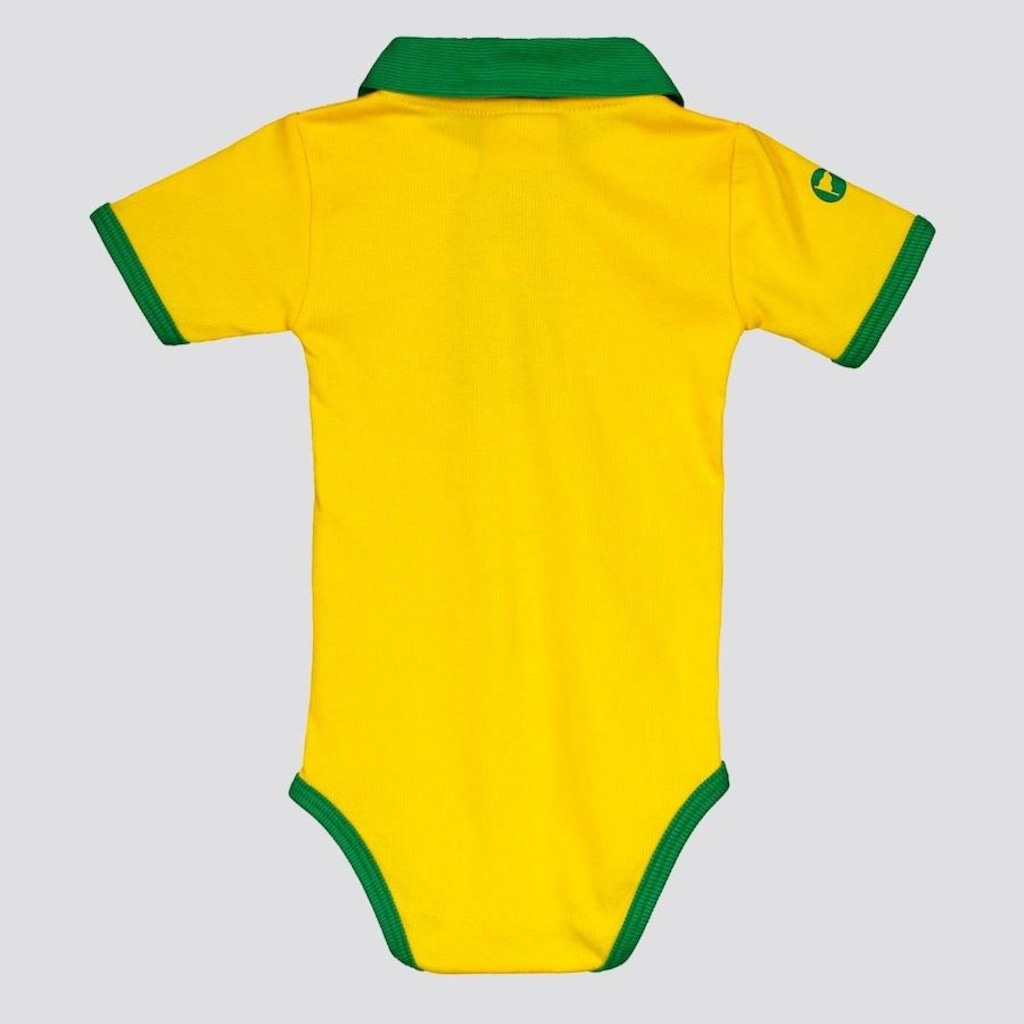 Imagem 2 do produto Body Polo do Brasil Torcida Baby Flag - Infantil