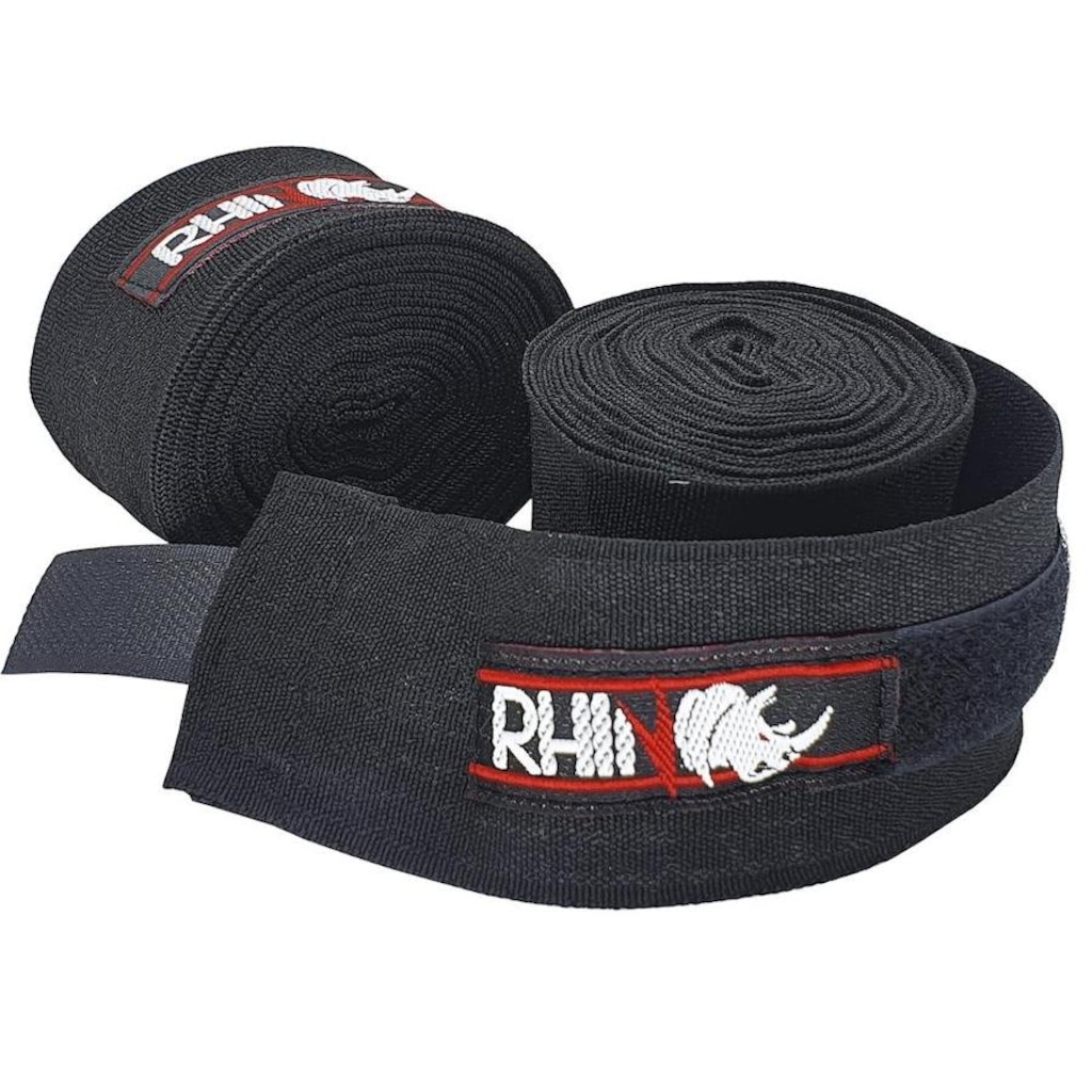 Imagem 4 do produto Kit de Treino Boxe Kickboxing Rhino com Luva - Bandagem - Bucal