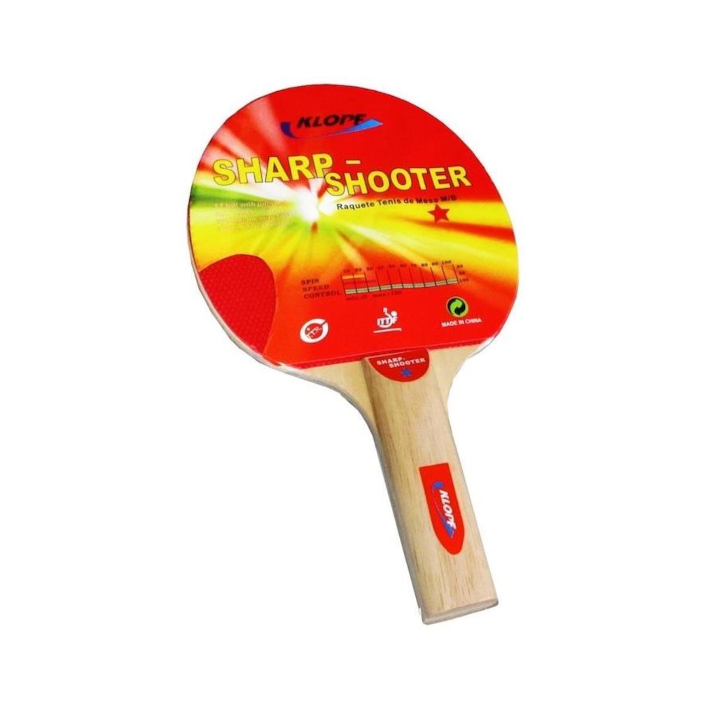 Imagem 2 do produto Kit de Tênis de Mesa Klopf Sharp Shooter com Raquete + Bola
