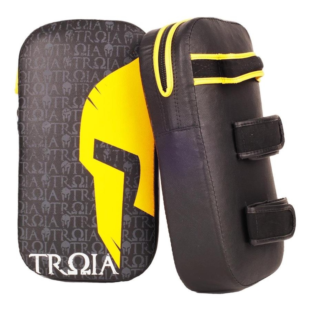 Imagem 3 do produto Kit de Luta Troia: Aparador de Chute + Manopla Foco Profight - Adulto
