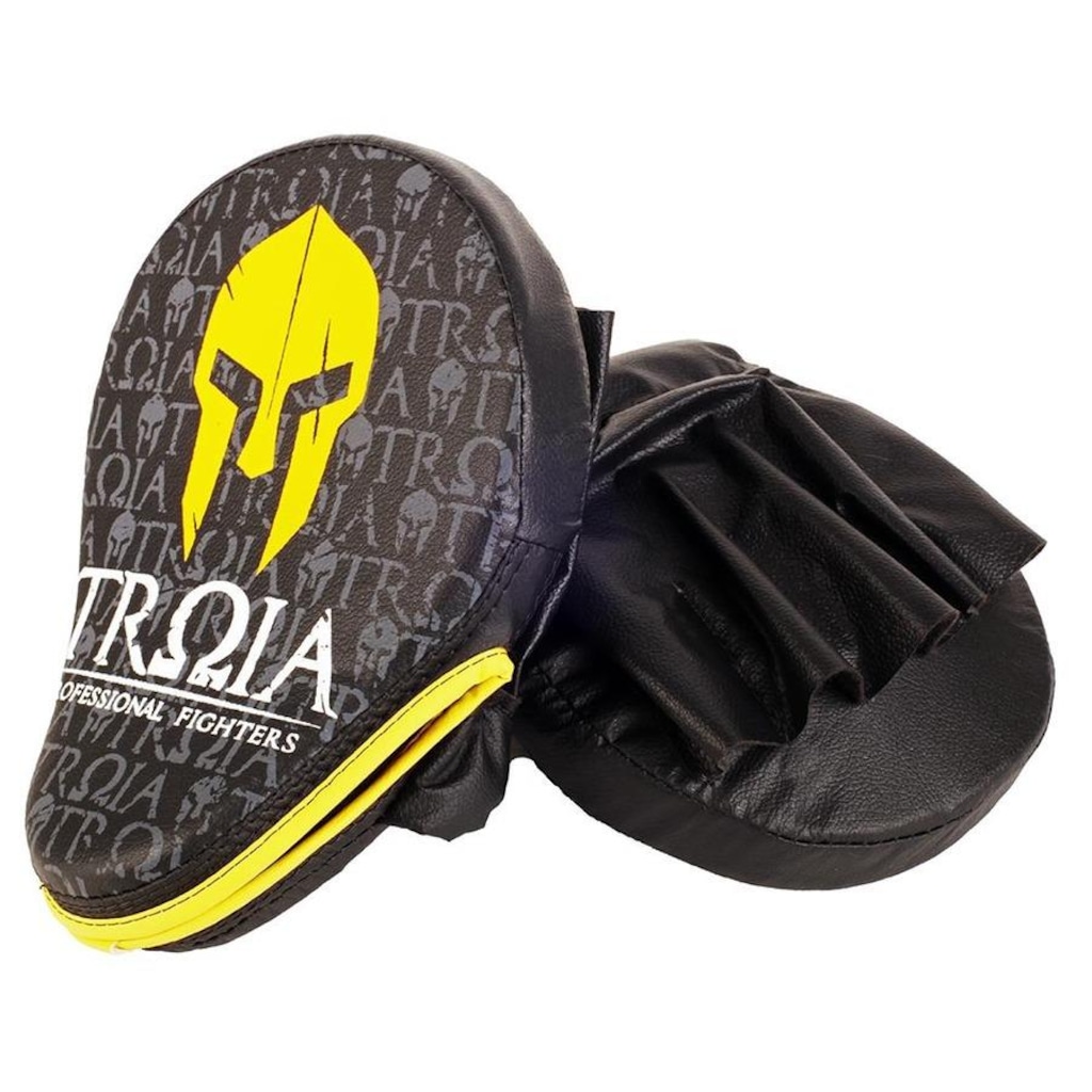 Imagem 4 do produto Kit de Luta Troia: Aparador de Chute + Manopla Foco Profight - Adulto