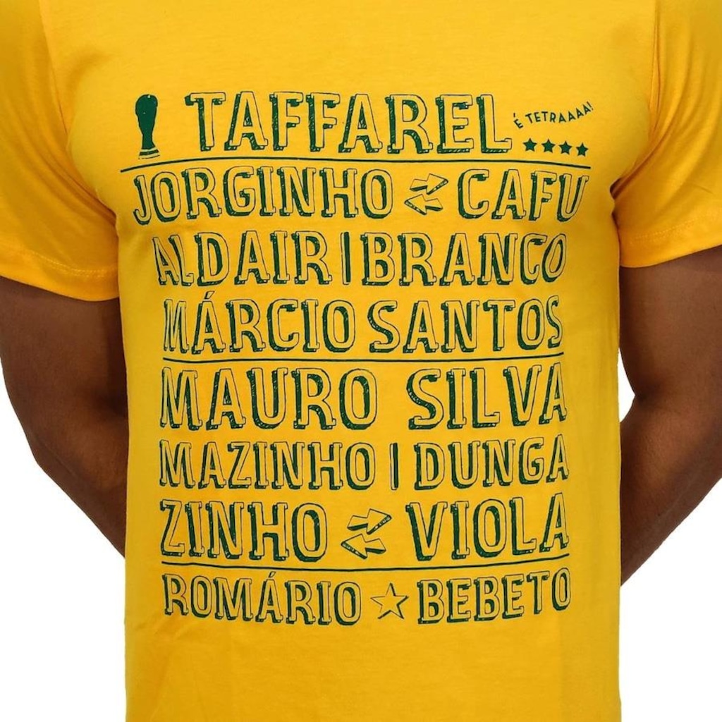 Imagem 2 do produto Camisa Brasil Retro Escalação Tetra 1994 RetroMania - Masculina