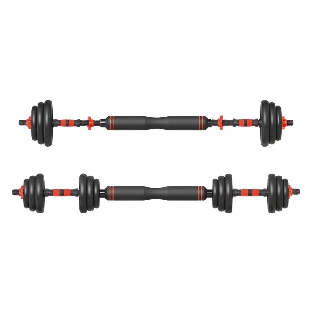 Imagem 4 do produto Kit Musculação Completo Yangfit com Barra Anilha + Halter Kettlebell - 30kg