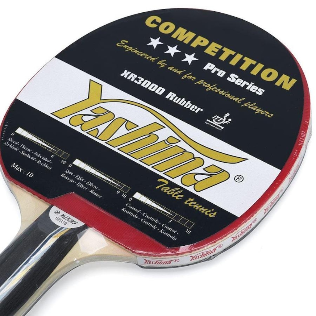 Imagem 2 do produto Raquete de Tênis de Mesa Yashima ITTF Lisa XR3000 Competition Pro Series