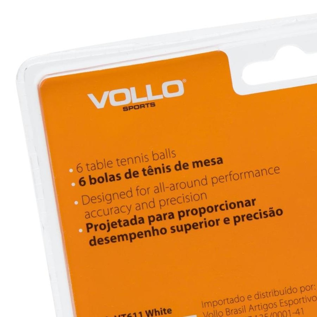 Imagem 3 do produto Bola de Tênis de Mesa Vollo 2 Estrelas - 6 unidades