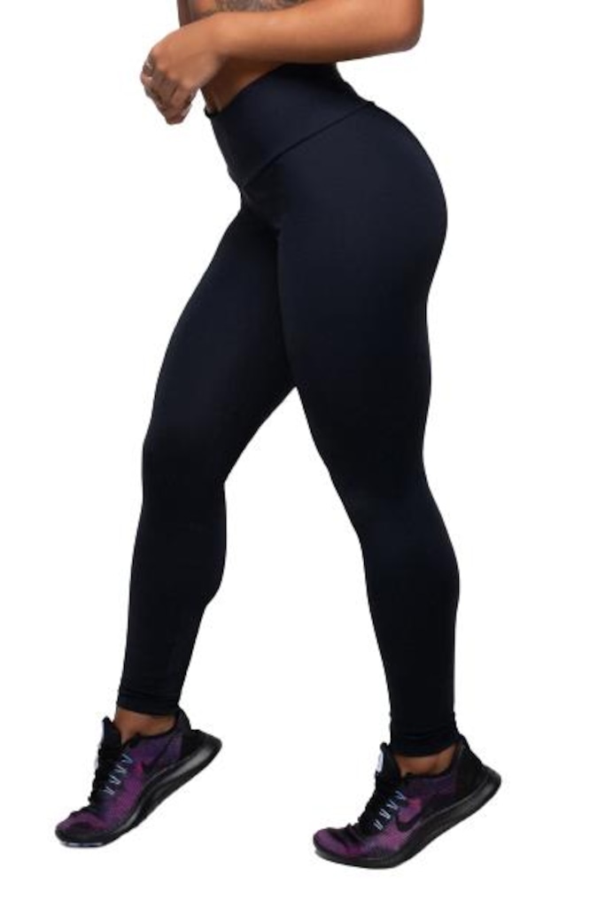 Imagem 2 do produto Kit Calça Legging Belmento Básica Cintura Alta - 2 Unidades - Feminina