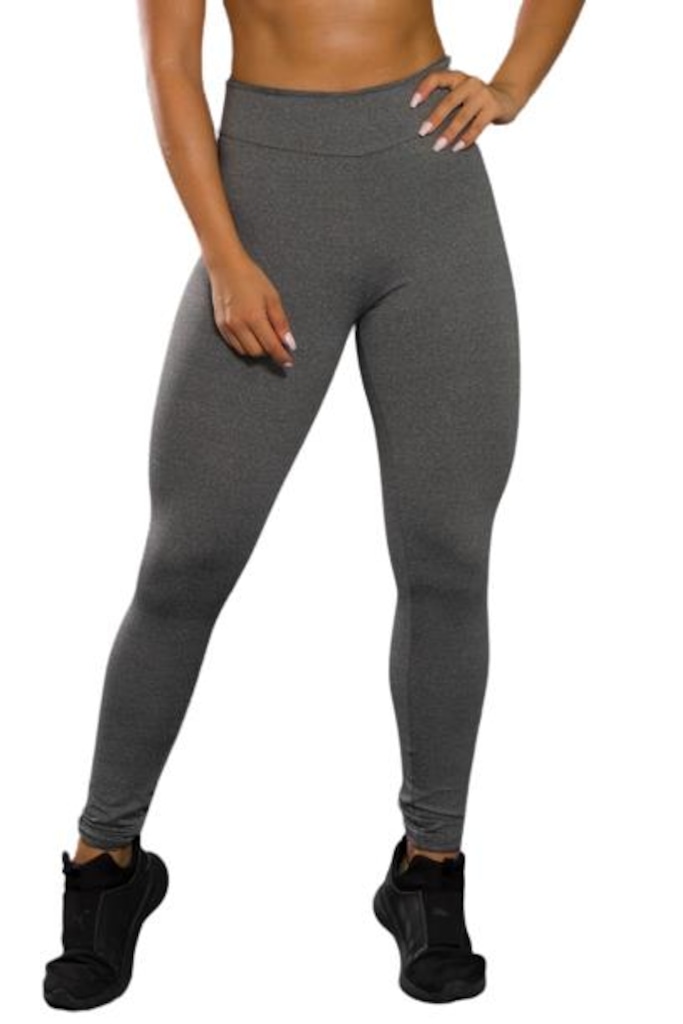Imagem 4 do produto Kit Calça Legging Belmento Básica Cintura Alta - 2 Unidades - Feminina