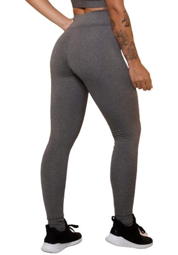 Imagem 5 do produto Kit Calça Legging Belmento Básica Cintura Alta - 2 Unidades - Feminina