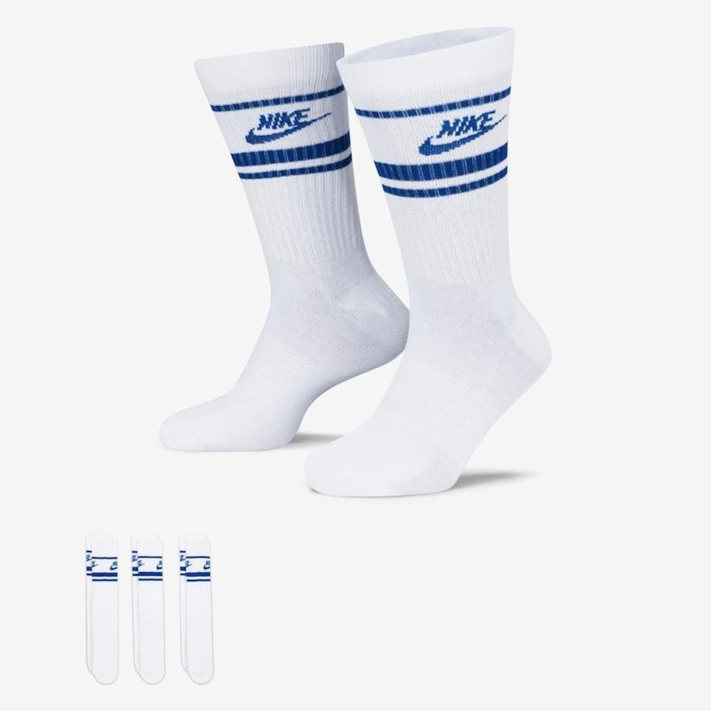 Imagem 3 do produto KIt de Meias Nike Sportswear Everyday Essential - 3 Pares