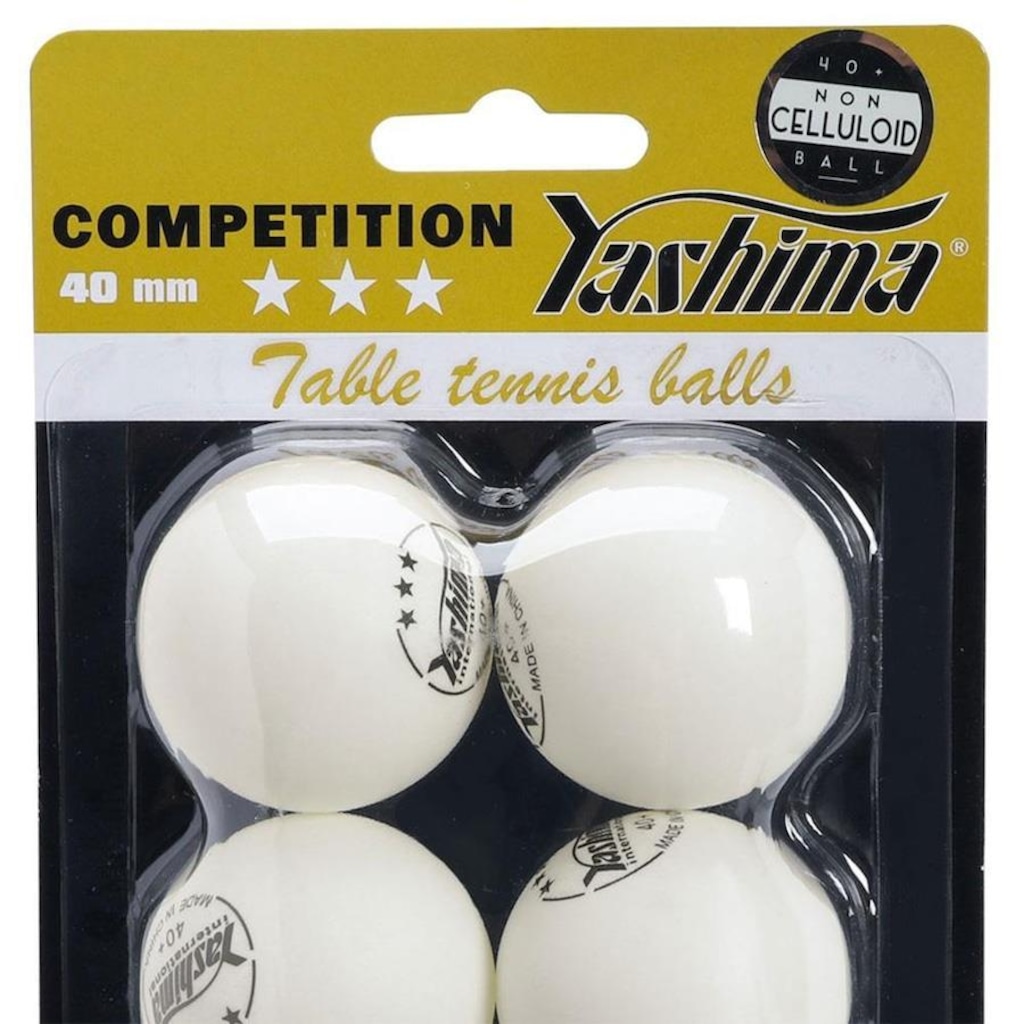Imagem 2 do produto Bola de Tênis de Mesa Yashima 3 Estrelas - 6 Unidades