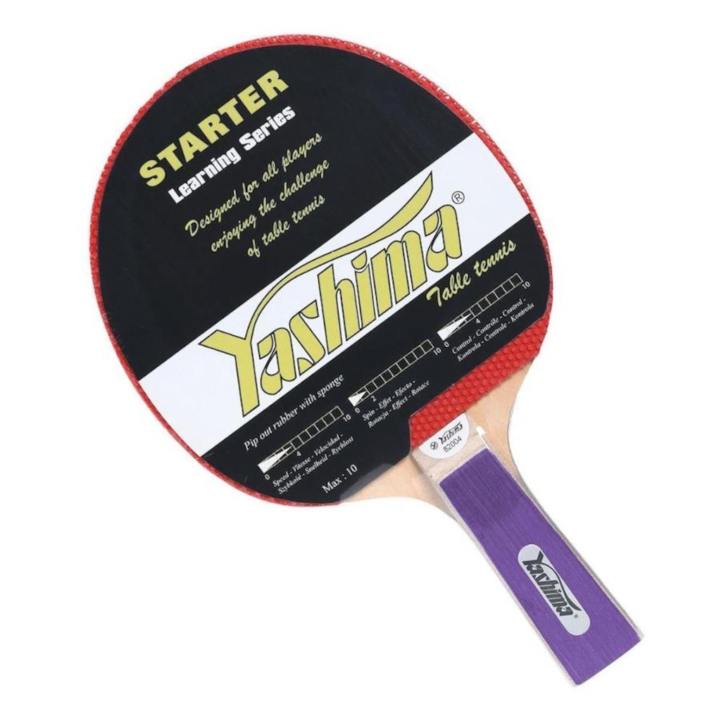 Imagem 1 do produto Raquete de Tênis de Mesa Yashima Pino Starter Learning Series