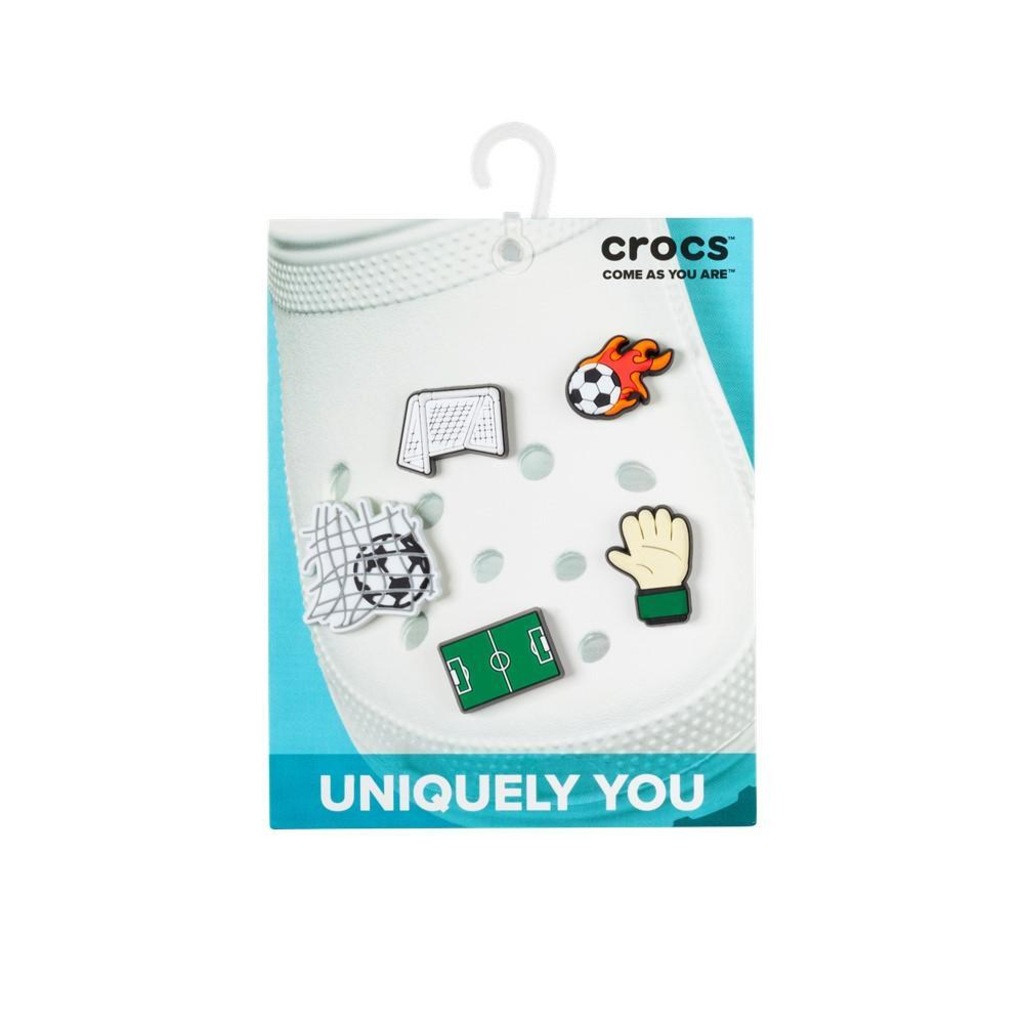 Imagem 2 do produto Jibbitz Crocs Futebol - 5 unidades