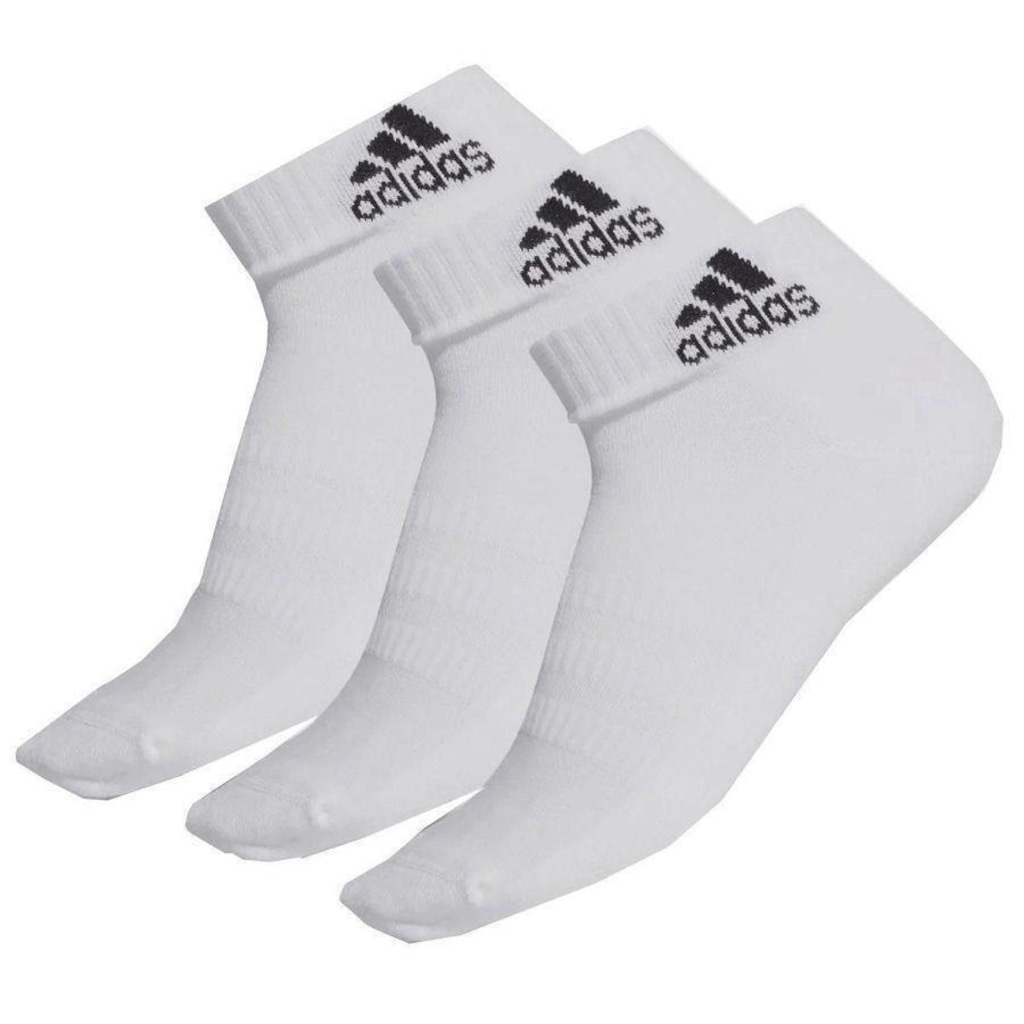 Imagem 4 do produto Kit de Meias Cano Curto adidas Cushioned Ankle - 3 Pares - Adulto