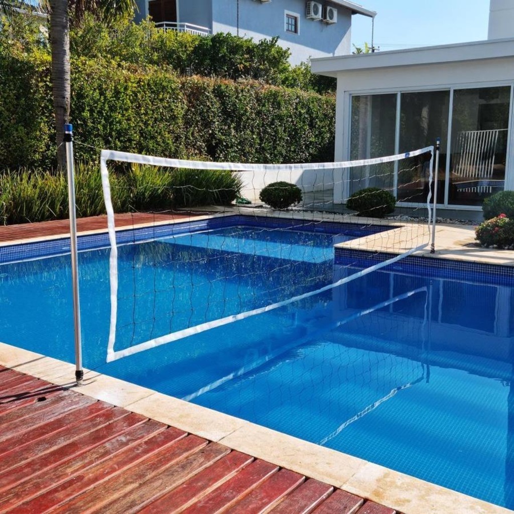 Imagem 5 do produto Rede de Biribol Vôlei de Piscina 4 Faixas 4 Metros Gismar Redes