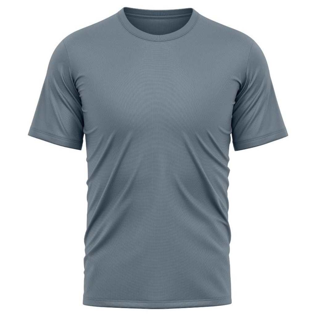 Imagem 4 do produto Camiseta Whats Wear Lisa Dry Fit com Proteção Solar UV - Masculina - 4 Unds