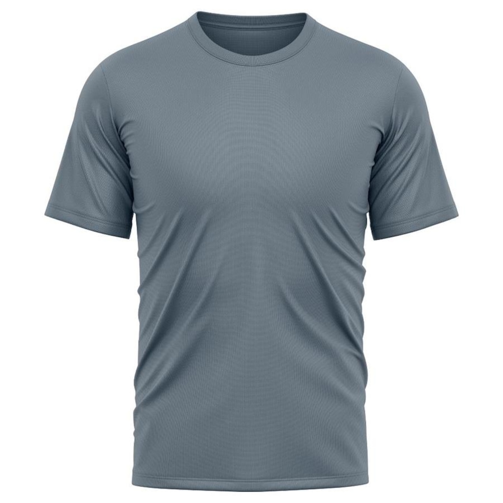 Imagem 4 do produto Camiseta Whats Wear Lisa Dry Fit com Proteção Solar UV - Masculina - 4 Unds