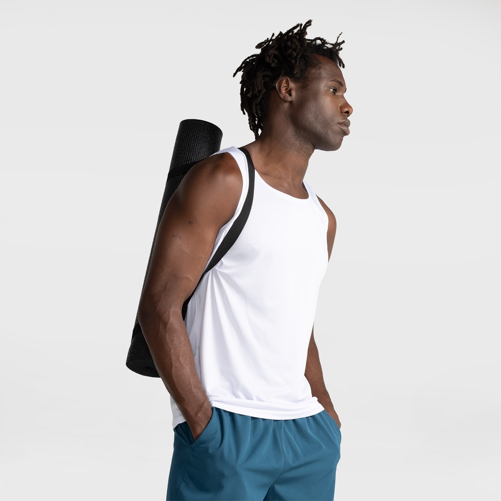 Imagem 1 do produto Camiseta Regata Térmica Whats Wear Dry Fit com Proteção Solar UV - Masculina