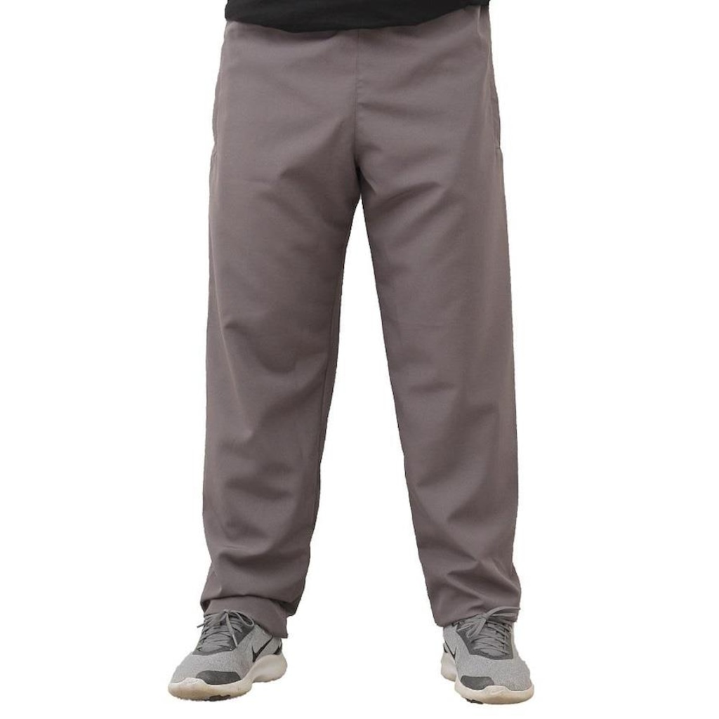 Imagem 2 do produto Calça Tactel Black Bear Lisa Esportiva com Bolsos - Masculina