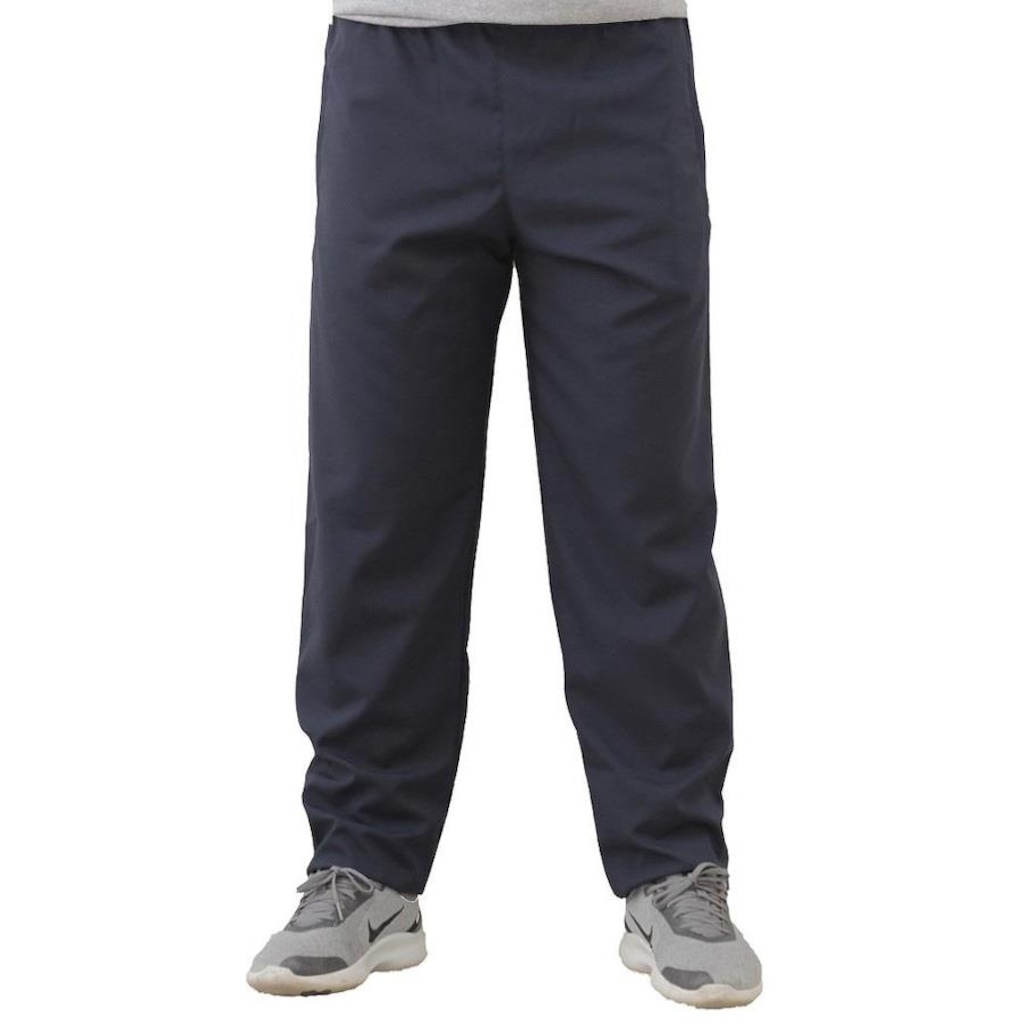 Imagem 2 do produto Calça Tactel Black Bear Lisa Esportiva com Bolsos - Masculina