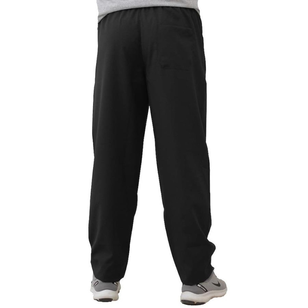 Imagem 4 do produto Calça Tactel Black Bear Lisa Esportiva com Bolsos - Masculina