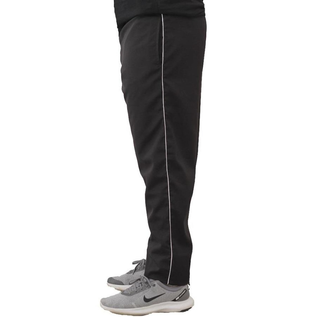Imagem 2 do produto Calça Tactel Black Bear Lisa Esportiva com Bolsos - Masculina