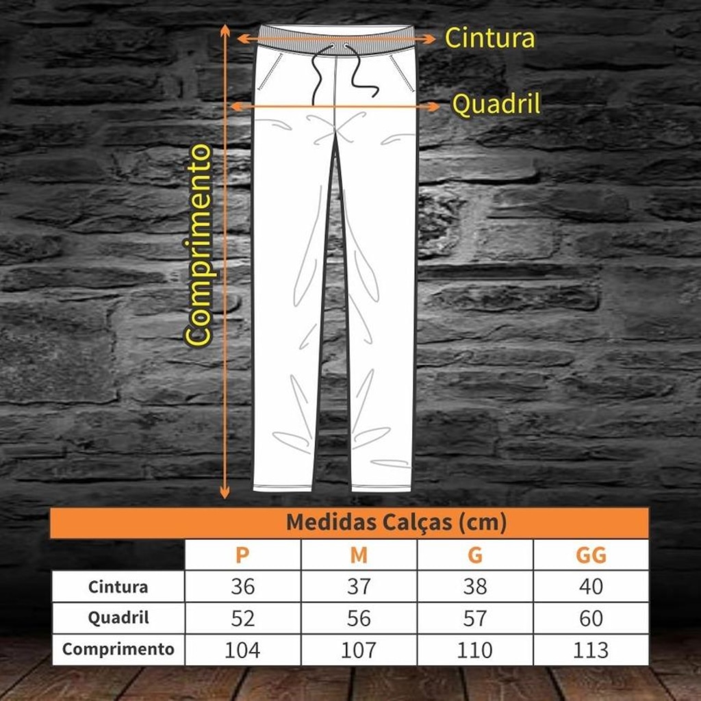 Imagem 5 do produto Calça Tactel Black Bear Lisa Esportiva com Bolsos - Masculina