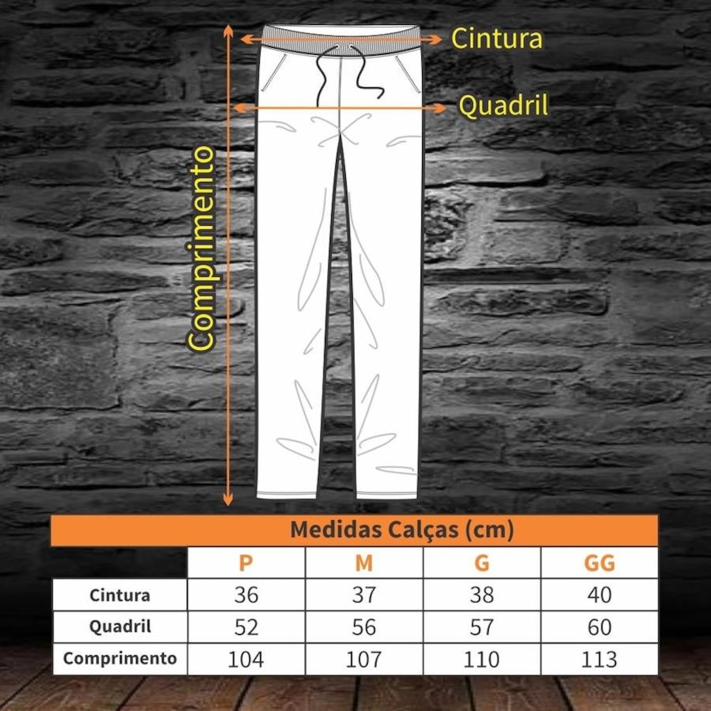 Imagem 5 do produto Calça Tactel Black Bear Lisa Esportiva com Bolsos - Masculina