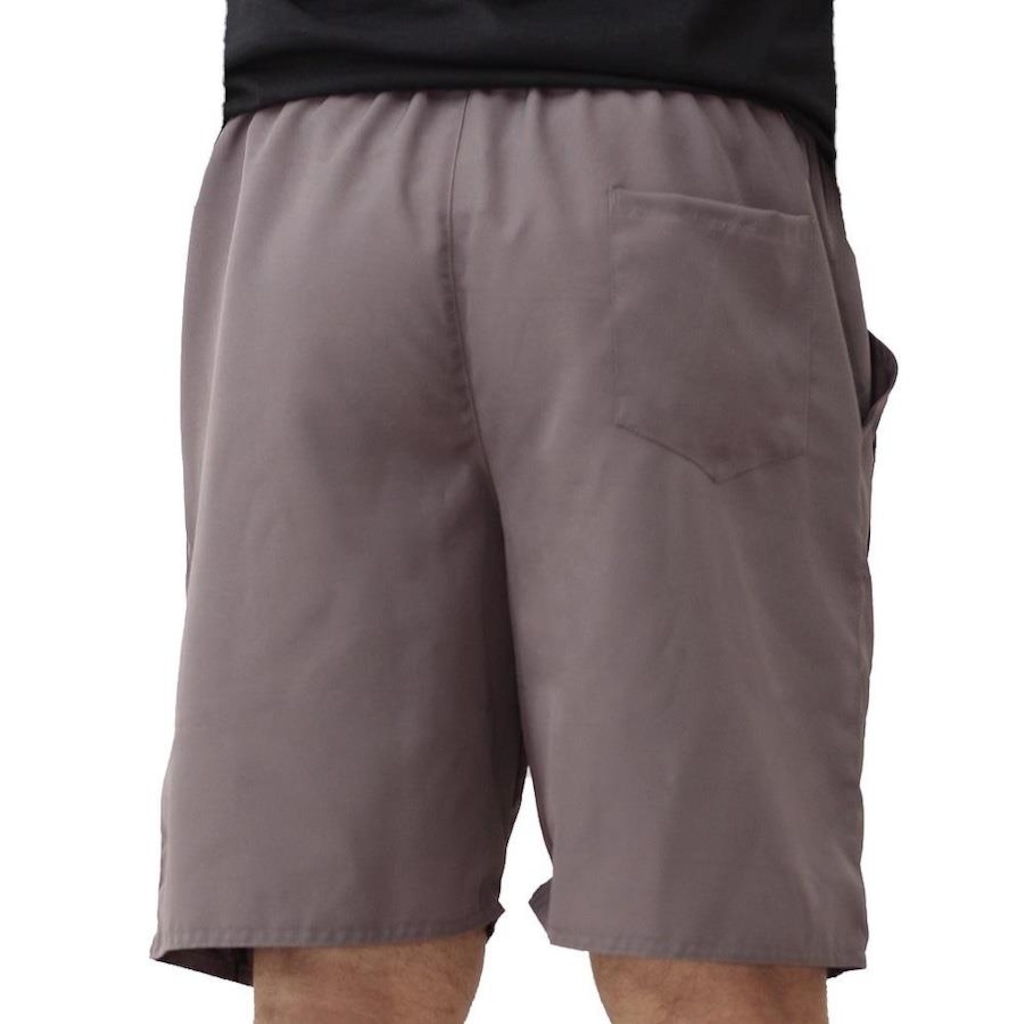 Imagem 4 do produto Bermuda Tactel Black Bear Lisa Esportiva com Bolsos - Masculina