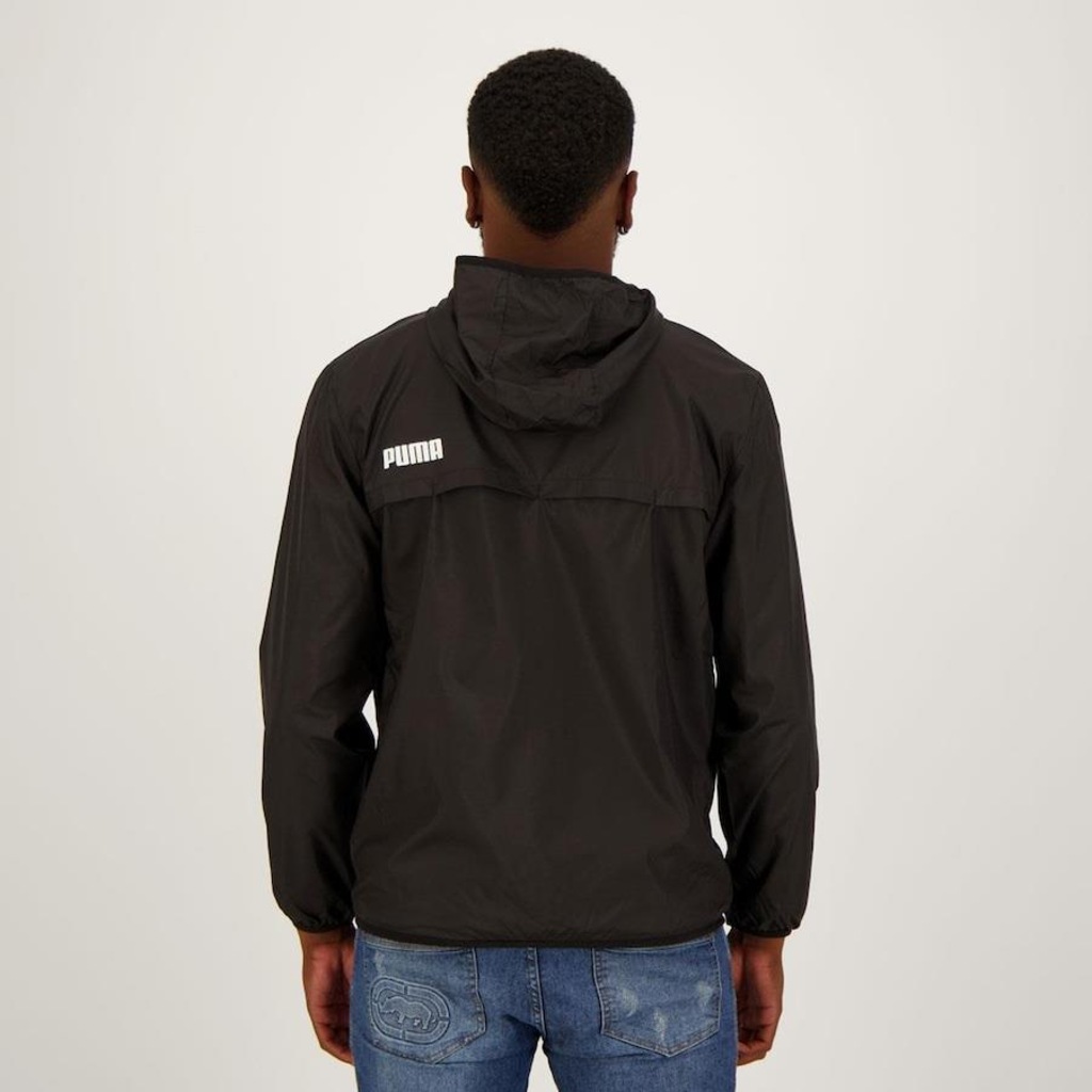 Imagem 3 do produto Jaqueta com Capuz Puma Corta Vento ESS Solid - Masculina