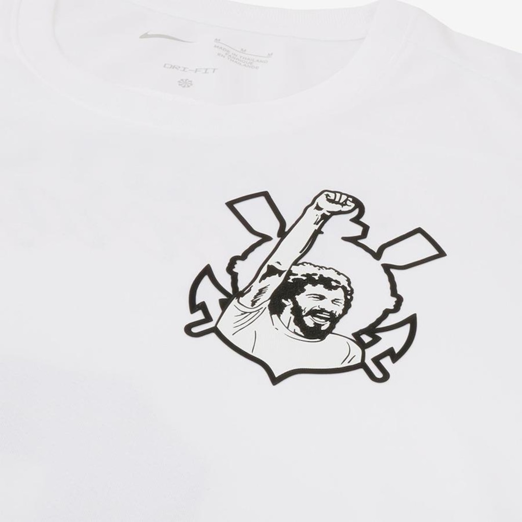 Imagem 3 do produto Camisa Polo do Corinthians Nike Dri-Fit Doutor Sócrates - Feminina
