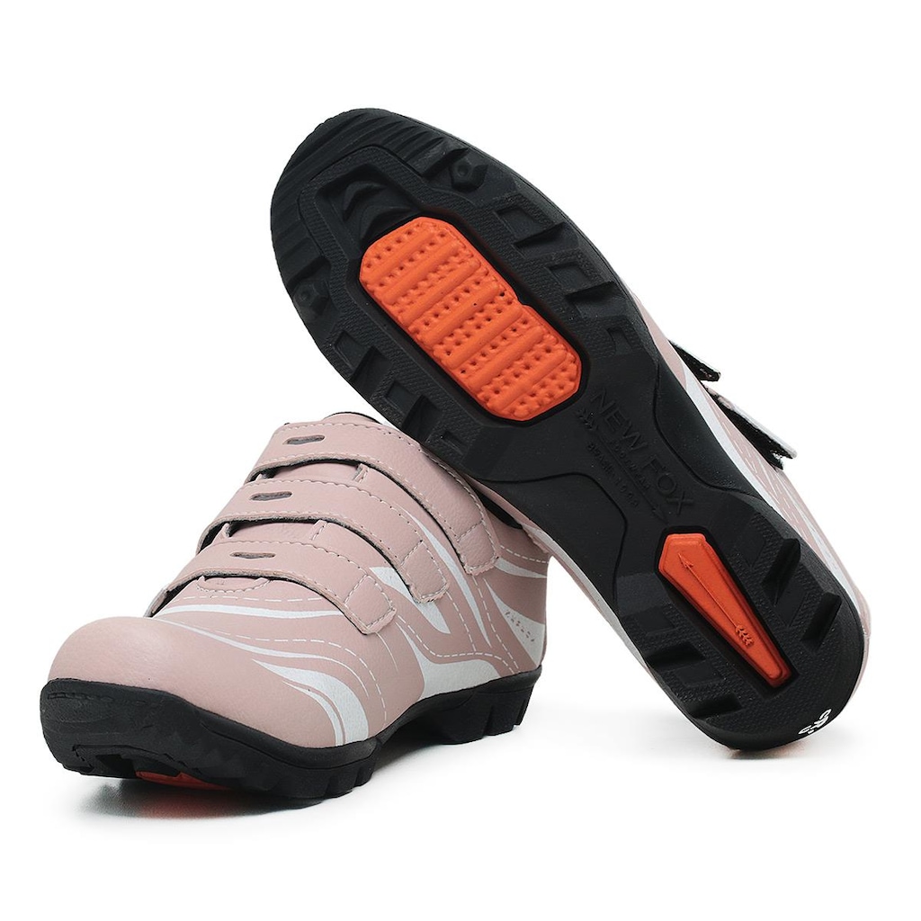 Imagem 2 do produto Sapatilha de Ciclismo New Fox Bike Reflective - Adulto + Lanterna Led Traseira
