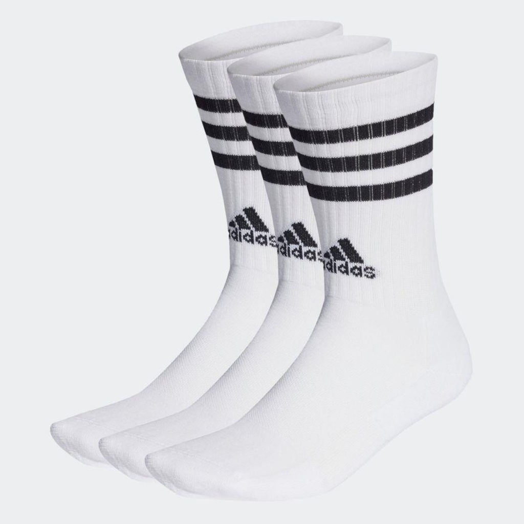Imagem 2 do produto Meia Cano Alto adidas 3S - 3 Pares - Adulto