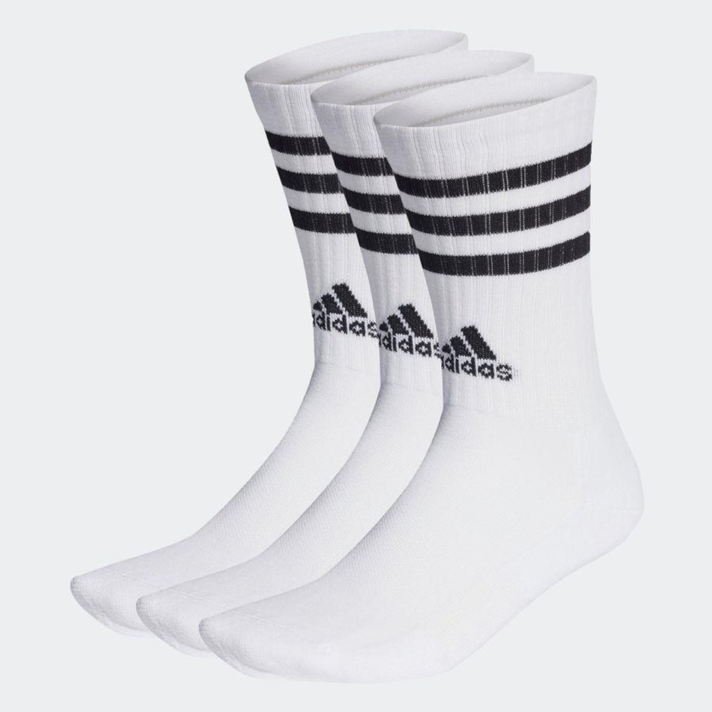 Imagem 3 do produto Meia Cano Alto adidas 3S - 3 Pares - Adulto