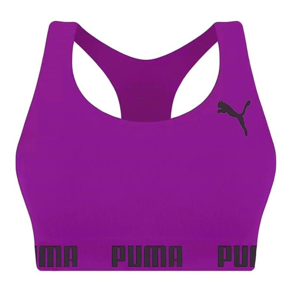 Imagem 3 do produto Kit Top Puma Nadador Sem Costura - Feminino - 3 Unidades