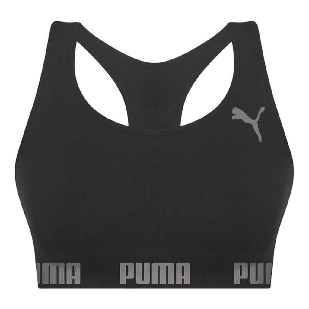 Imagem 4 do produto Kit Top Puma Nadador Sem Costura - Feminino - 3 Unidades