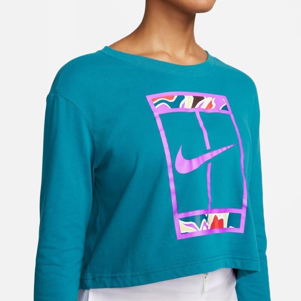 Imagem 4 do produto Camiseta NikeCourt Dri-FIT Slam - Feminina