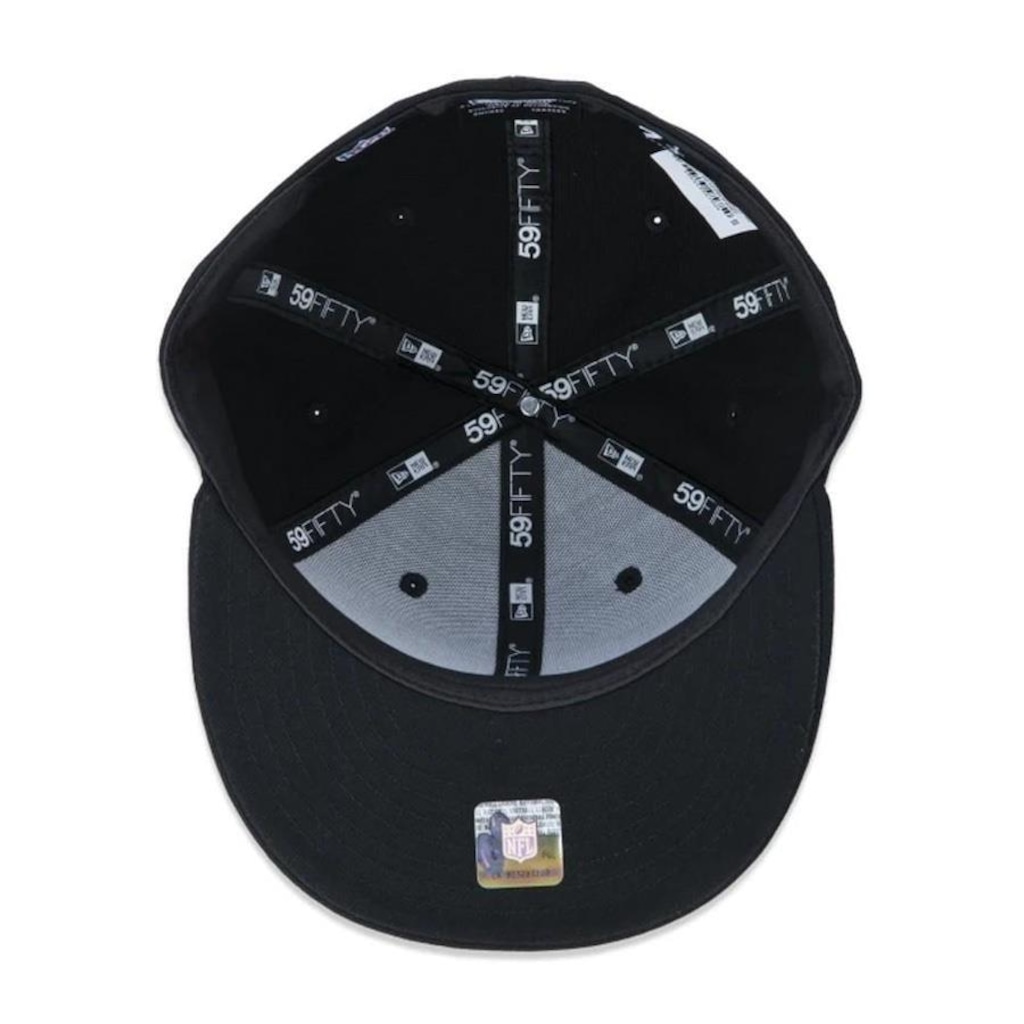 Imagem 5 do produto Boné Aba Reta New Era Las Vegas Raiders 5950 - Fechado - Adulto