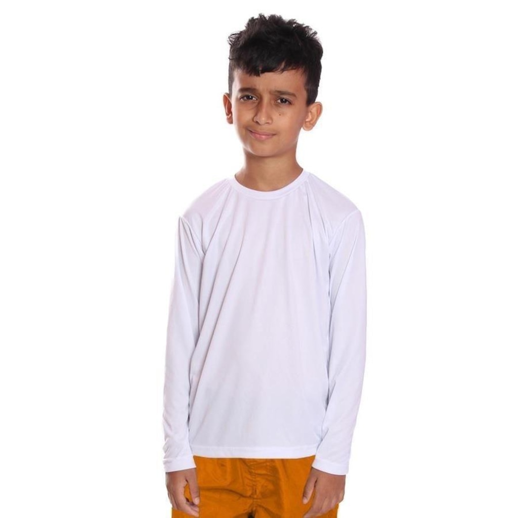 Imagem 4 do produto Kit Camisetas Manga Longa Dellas Fit Térmica - 2 Unidades - Infantil