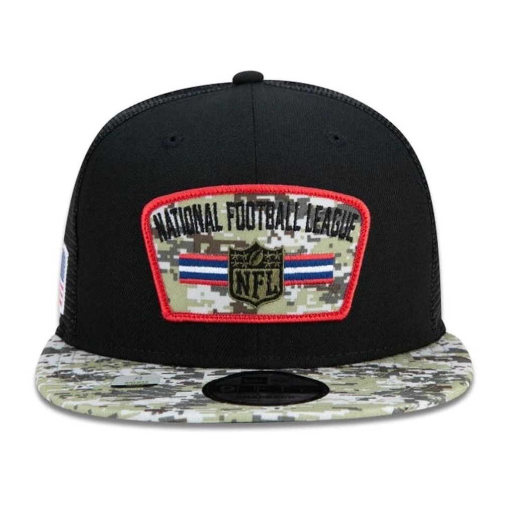 Imagem 3 do produto Boné Aba Reta New Era NFL 950 Salute To Service Trucker - Snapback - Adulto
