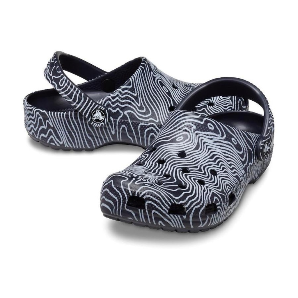 Imagem 4 do produto Sandália Crocs Classic Topographic Clog Deep - Unissex