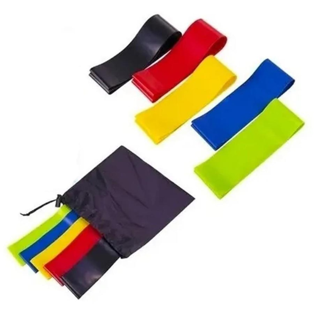 Imagem 2 do produto Kit de Elástico DK Thera Band - 5 unidades
