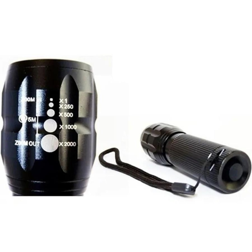 Imagem 2 do produto Lanterna Tática DK Zoom e Strobo