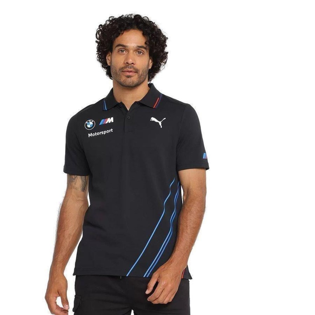 Imagem 3 do produto Camisa Polo Puma BMW Team 763323-01 - Masculina