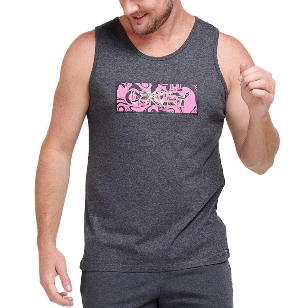 Imagem 2 do produto Camiseta Regata Oakley Fp Metaverse Graphic Heather - Masculina