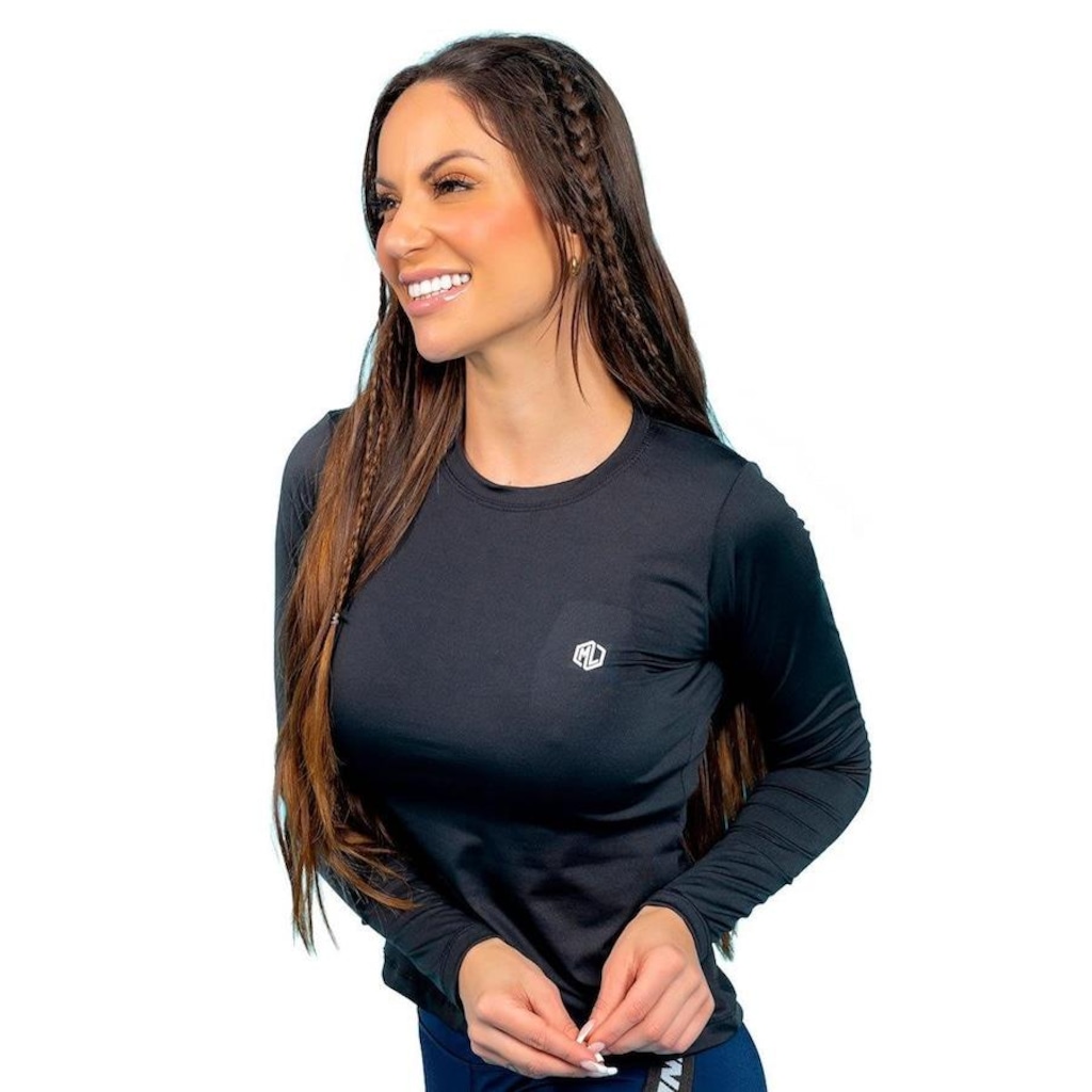 Imagem 3 do produto Camiseta Manalinda Manga Longa - Feminina