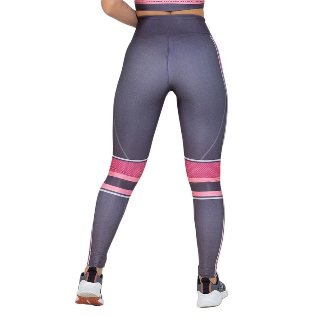 Imagem 3 do produto Calça Legging Manalinda Listras - Feminina