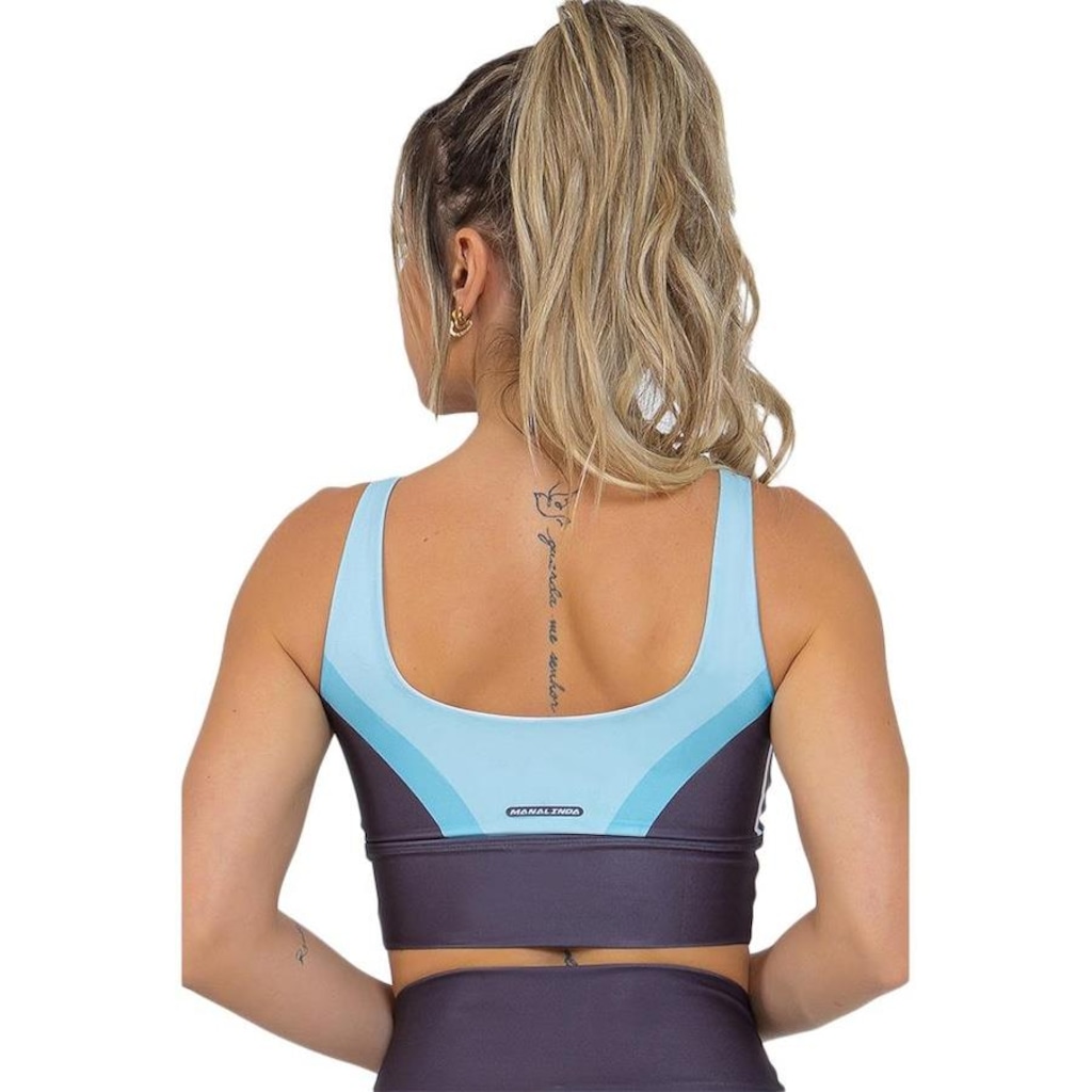 Imagem 2 do produto Top Fitness Manalinda Black Stripes - Feminino